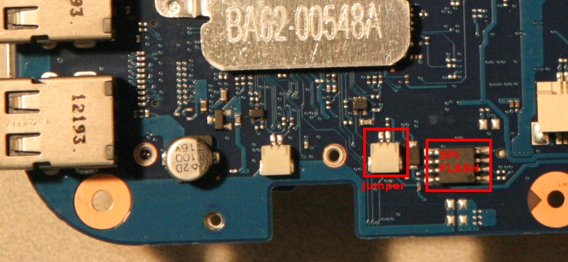 Samsung Series 3 flash jumper